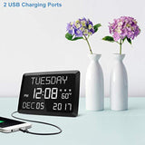 Reloj digital con pantalla LED