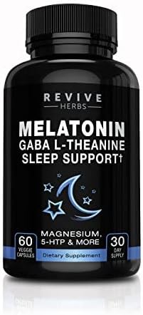 Suplemento  Gaba L-Theanine Sueño la relajación 60 vegetales