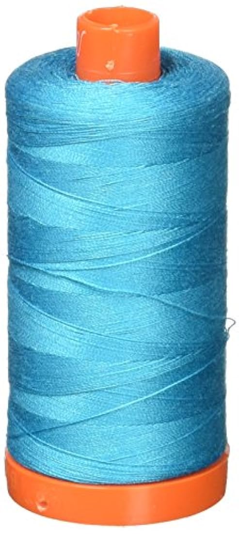 aurifil A1050 –Color Turquesa Algodón Mako hilo