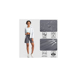 Shorts cortos de senderismo para mujer talla 3XL Gris oscuro