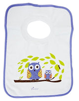 Baberos Lechuzas y ballena talla única