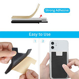 Funda para teléfono móvil SS con tarjetero de silicona, con bolsillos dobles compatibles con iPhone, Android, Samsung Galaxy 3 Pack