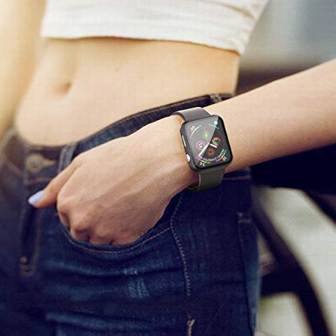 Carcasa rígida compatible con Watch Series 5 Series 4  44MM
