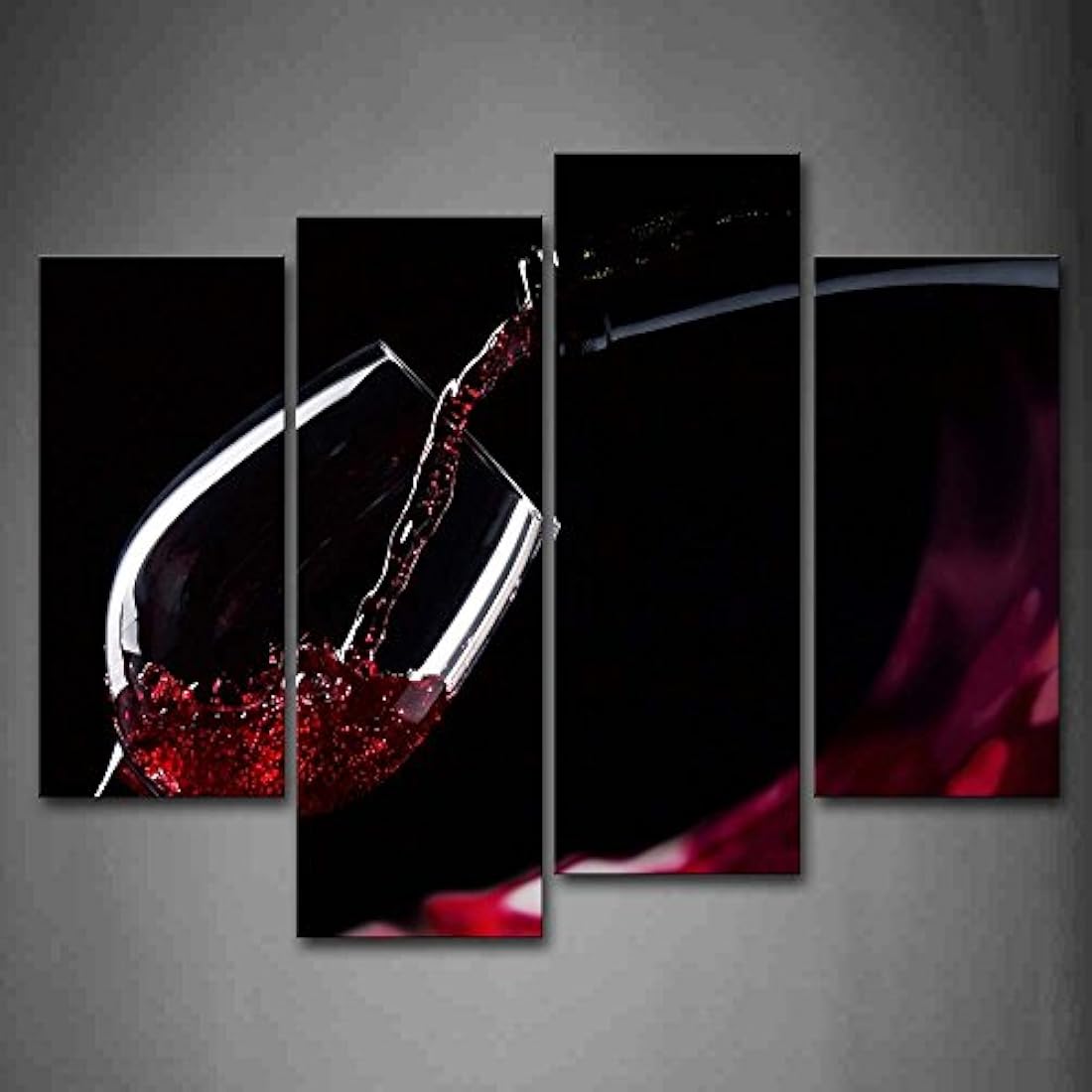 Pintura de cuadros de vino tinto en el vaso,fotos de pinturas