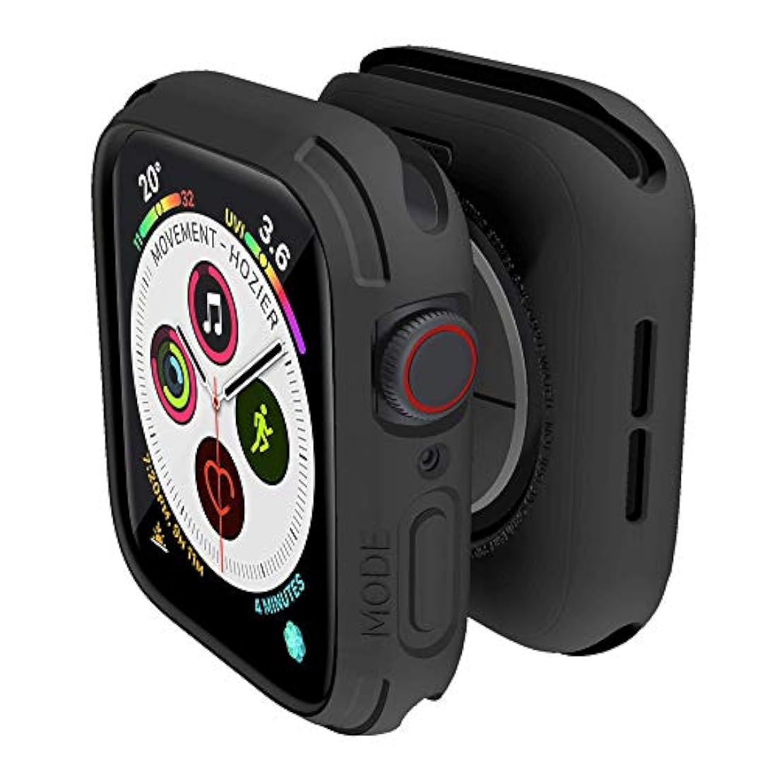 Carcasa para Apple Watch 4, color negro, Negro