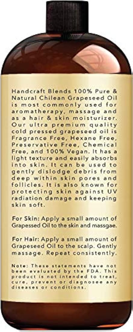 Aceite de semilla de uva puro