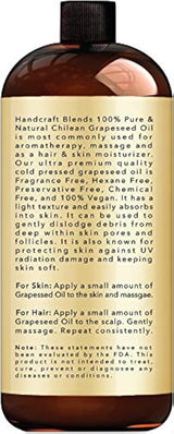 Aceite de semilla de uva puro