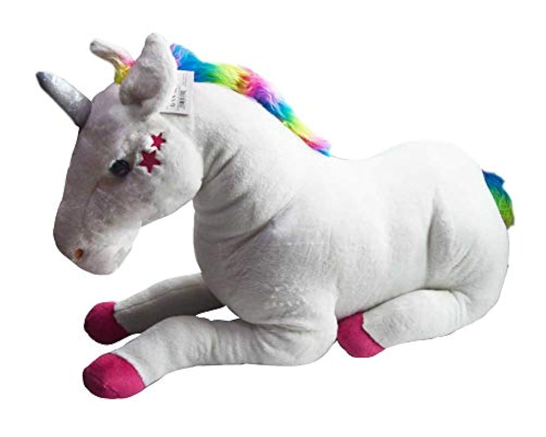 peluche gigante de unicornio de felpa mide 30