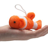 Paquete de 25 mini juguetes de peluche de animales marinos
