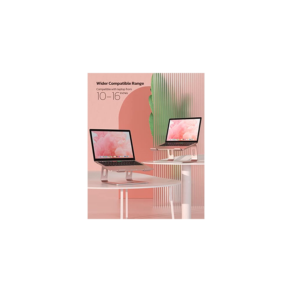 Bases o Soporte ergonómico de aluminio para laptop