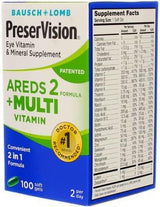 Vitaminas para los ojos Bausch & Lomb, 100 geles suaves, 2 pack