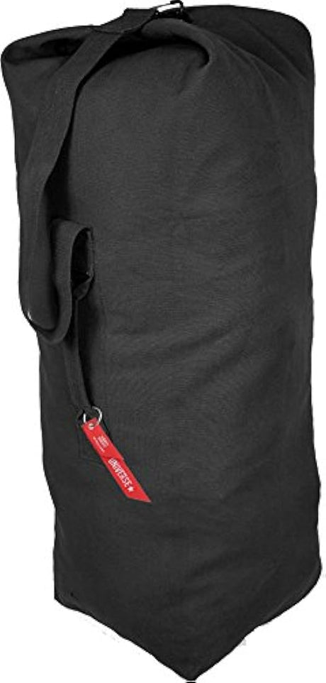 Bolsa de lona negra de carga superior gigante (30 "x 50")