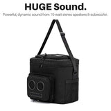 Enfriador con altavoces bluetooth