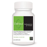 DaVinci Laboratories - Nattokinase Plus, Suplemento de Serrapeptase con Rutin, 60 Cápsulas Vegetarianas