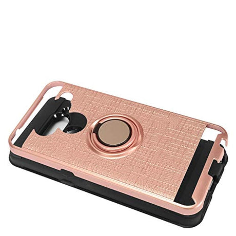Funda híbrida para LG V50 con soporte de anillo  Z-GEN -