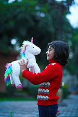 Peluche de unicornio arcoíris de peluche de 14 pulgadas