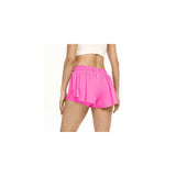 Shorts cortos deportivos fluidos para mujer talla L