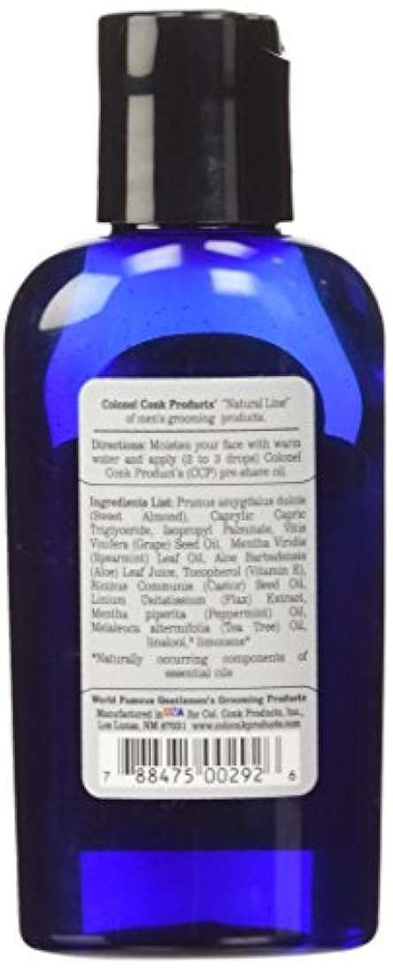Coronel conk Pre Afeitado Oil 2 Oz.