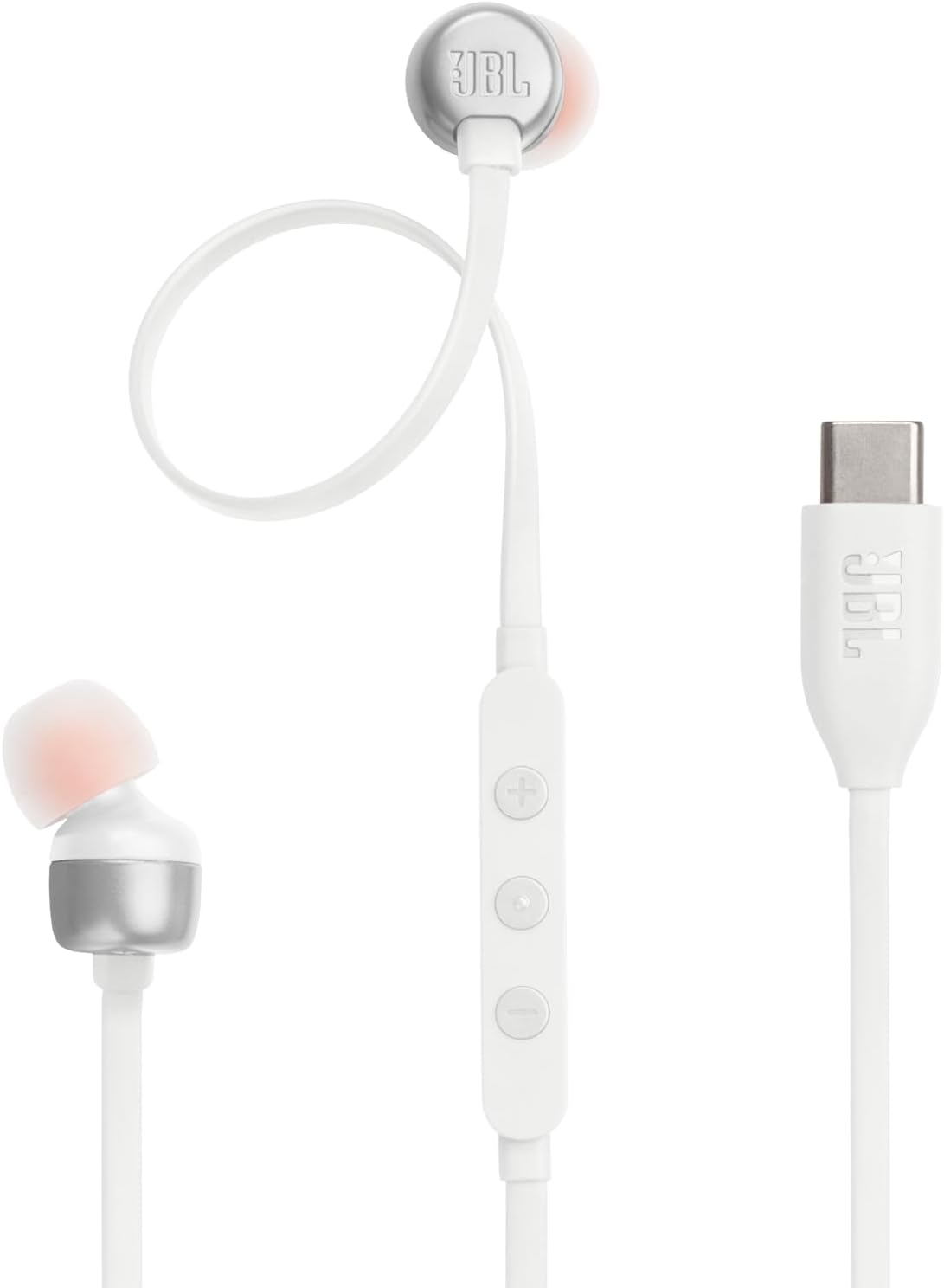 Auriculares JBL TUNE 310C Hi-Res con cable plano y micrófono