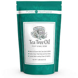 Baño de aceite de árbol de té para pies con sal