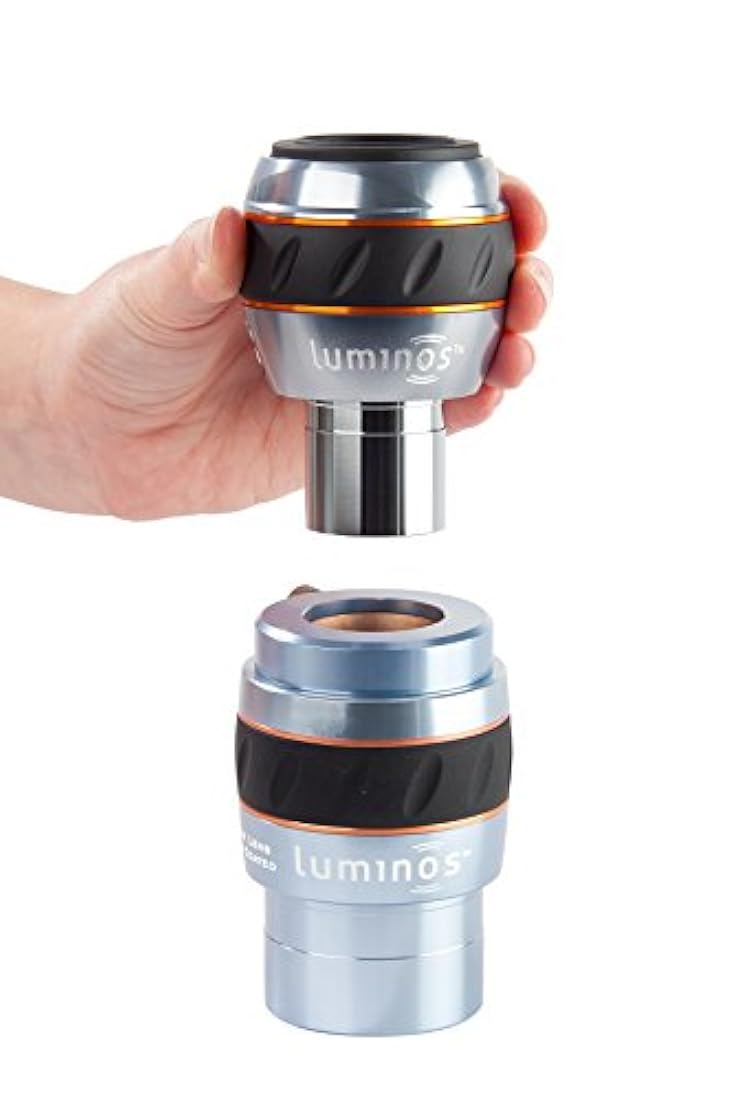 Celestron 93436 luminoso 2-inch 2,5 x Lente Barlow (Plata)