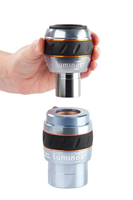 Celestron 93436 luminoso 2-inch 2,5 x Lente Barlow (Plata)