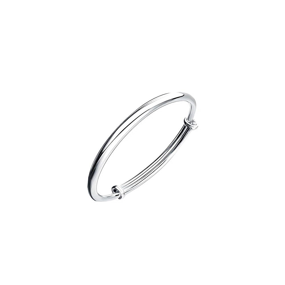 Pulseras y tobilleras de plata de ley sólida para mujer