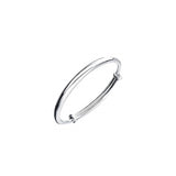 Pulseras y tobilleras de plata de ley sólida para mujer