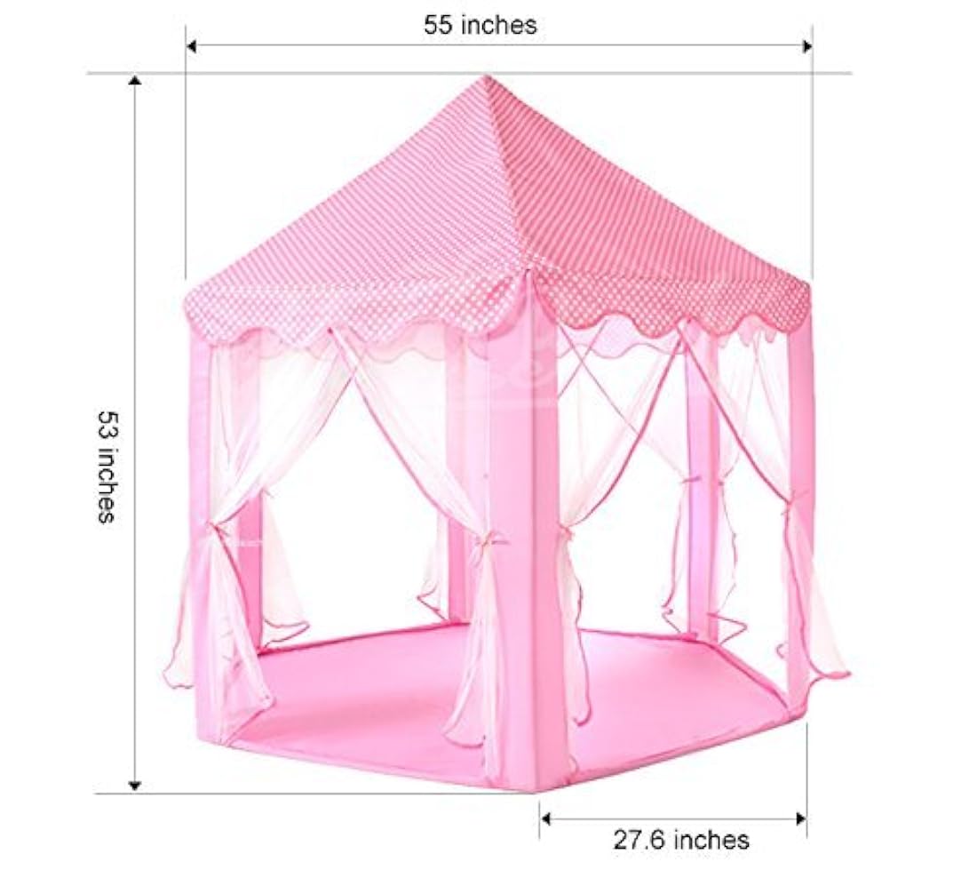 Tienda de campaña de castillo de princesas para niñas
