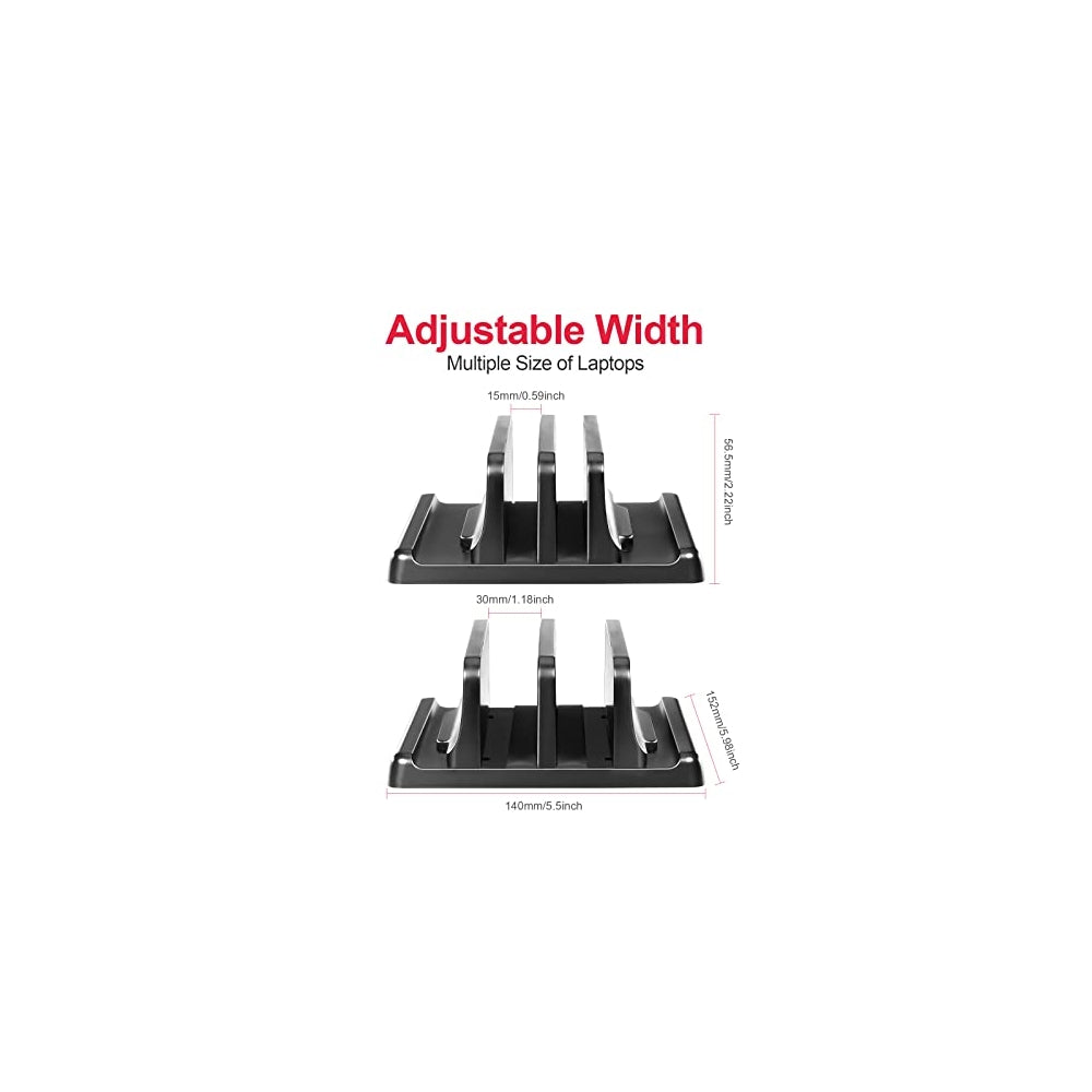 Bases o Soporte vertical ajustable para portátil