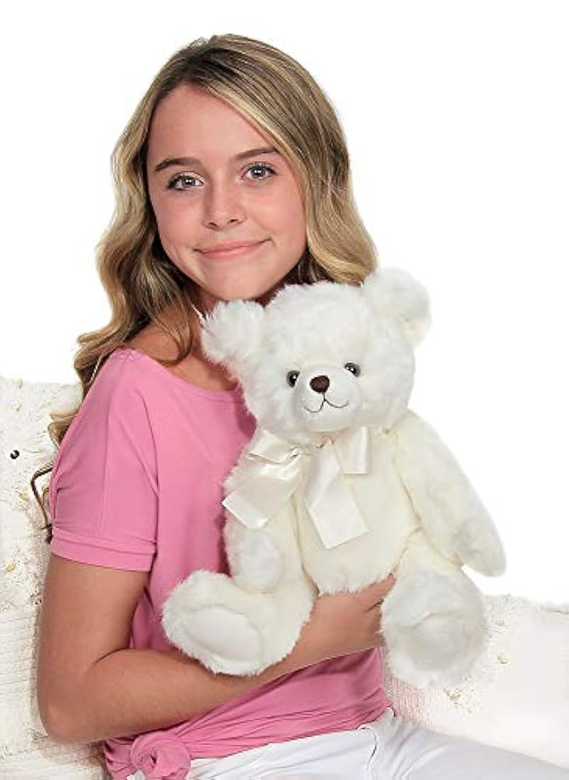 oso de peluche color blanco