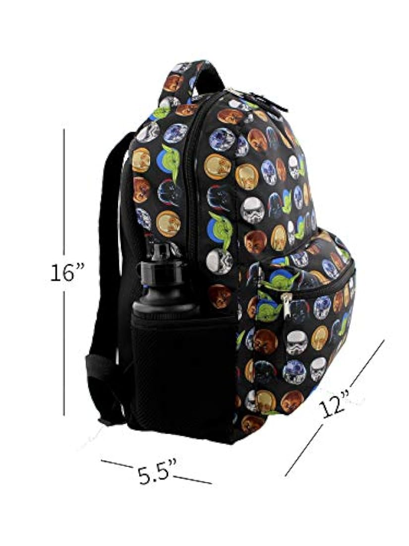 Morral escolar para niños de 16.0 in color negro. Disney