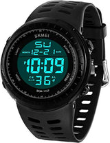 Reloj deportivo digital hombre,pantalla LED,esfera grande