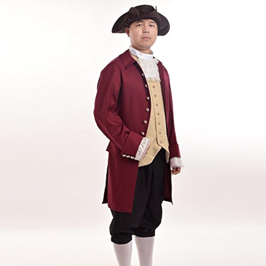 Disfraces Disfraz colonial rococó para hombre patriótico