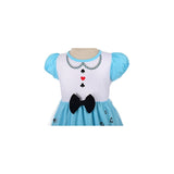 Vestido de princesa para niñas pequeñas azul claro 12-24 m