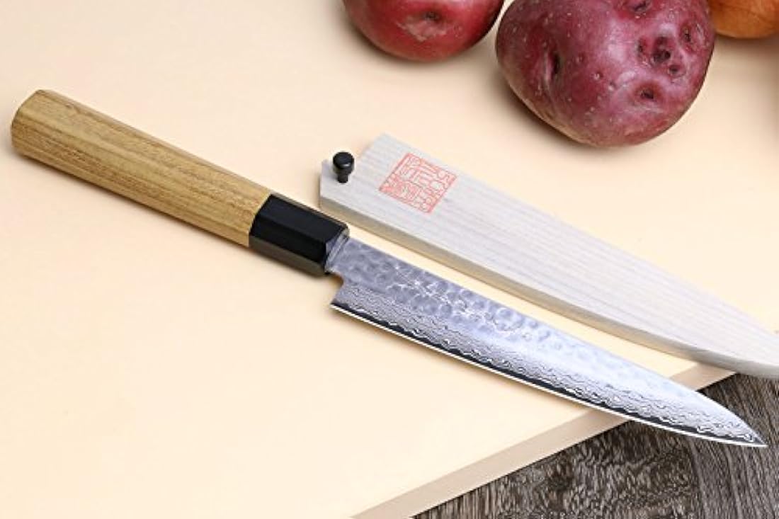 Yoshihiro - cubertería Damasco Cuchillo para deshuesar