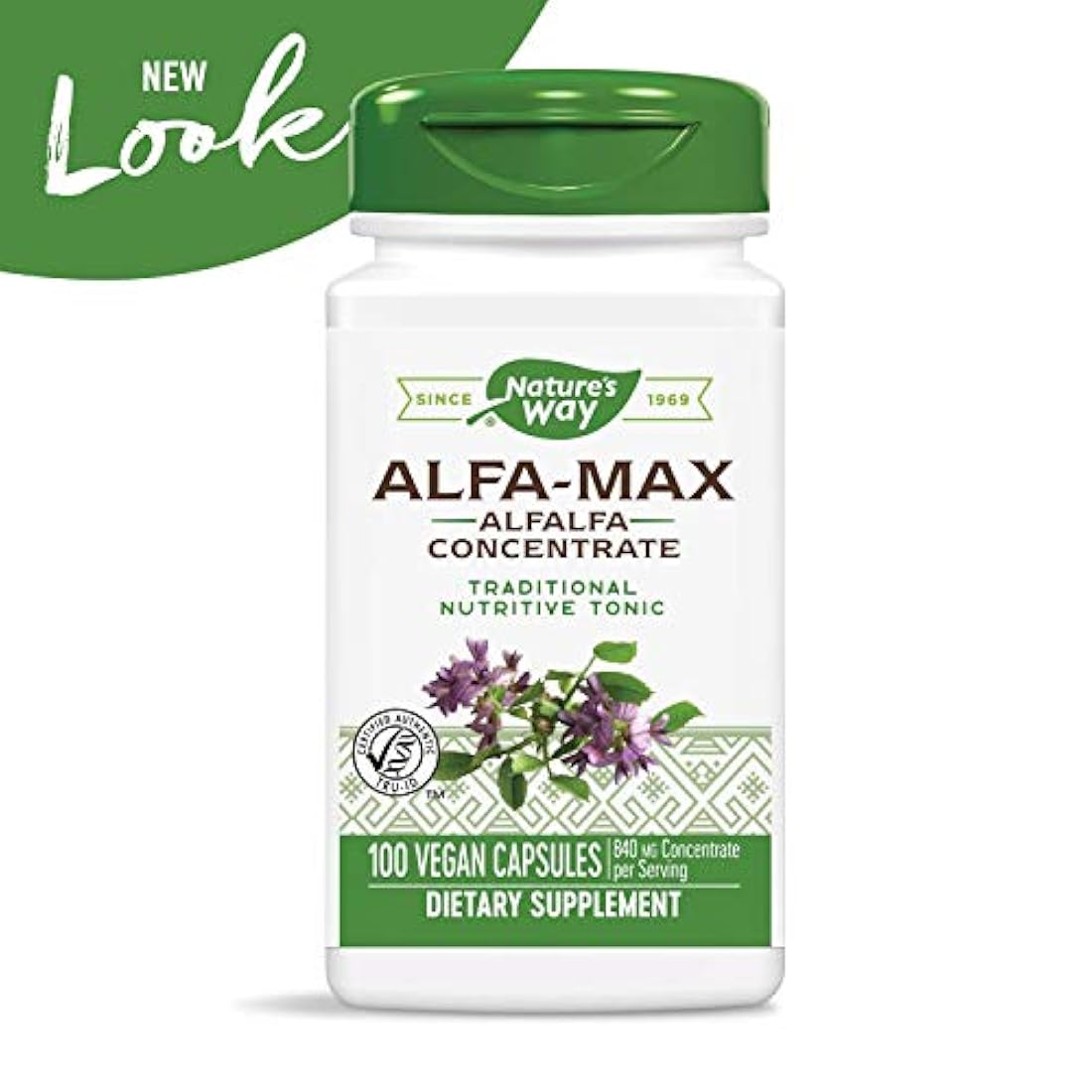 Natures Way Alfa Max concentrado, 525 Miligramo por cápsula