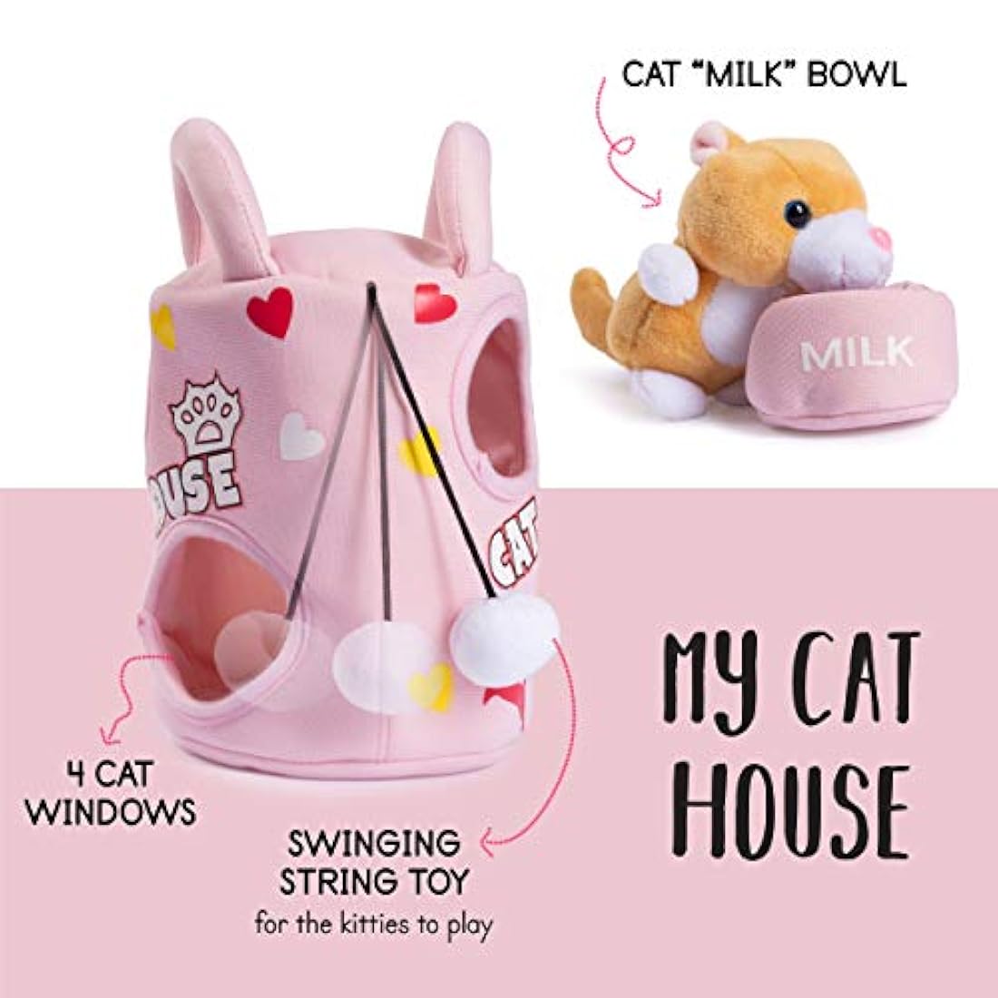 juguetes para gatos de peluche para niños