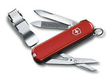 Nail Clip 580 Swiss Army Knife, Rojo