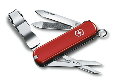 Nail Clip 580 Swiss Army Knife, Rojo