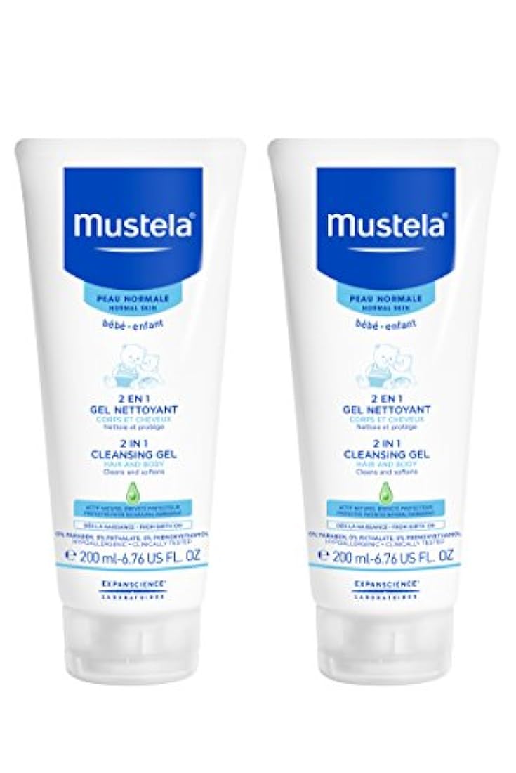 Gel de limpieza 2 en 1 para el cuerpo y el cabello del bebé