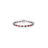 Pulseras y tobilleras de plata de ley con piedra natal