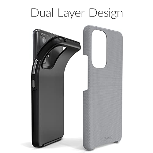 Crave Funda Dual Guard para Samsung Galaxy A53, protección a prueba de golpes, funda de doble capa para Samsung Galaxy A53 5G, pizarra