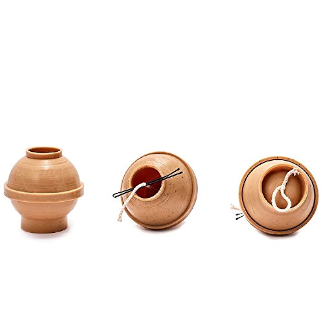 Moldes plásticos de dos cuerpos, para fabricación de velas.