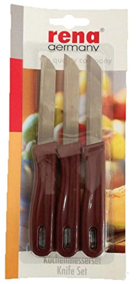 Rena Germany - Juego de cuchillos de cocina (3 piezas),