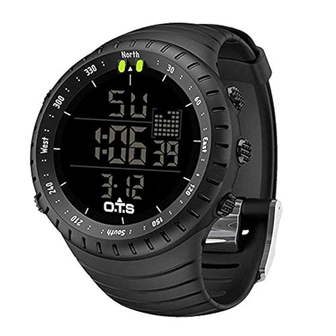 Reloj pulsera digital con mecanismo de cuarzo