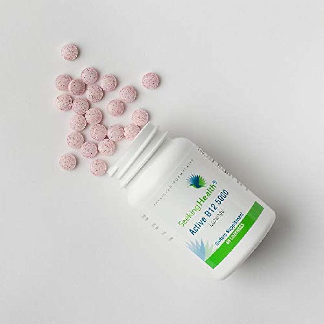 Seeking Health - pastilla activa B12 5000 de metilcobalamina