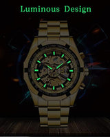 Fanmis  Reloj automático de lujo para hombre con pulsera