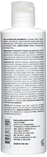 Arrojo - Champú de hidratación para rizos, 47.6 lbs