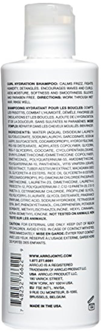 Arrojo - Champú de hidratación para rizos, 47.6 lbs